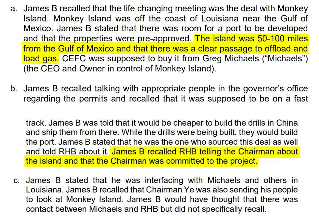 Брат президента Джо Байдена Джеймс Байден, сообщил агентам ФБР, что Хантер Байден и семья Байдена пытались помочь китайской энергетической компании приобрести энергетические активы в США, полагая, что покупатель был напрямую связан с главой Китая Си Цзин