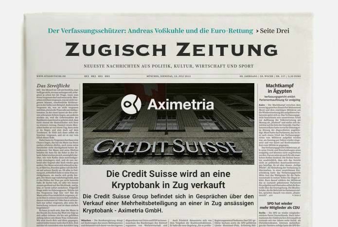 ⚡️МОЛНИЯ⚡️

Авторитетное швейцарское издание Zugisch Zeitung пишет, что криптобанк Aximetria